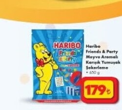 Haribo Friends & Party Meyve Aromalı Karışık Yumuşak Şekerleme 650 g
