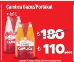 Çamlıca Gazoz/Portakal 4x1 l