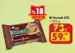 Eti Burçak 3'lü 393 g