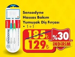 Sensodyne Hassas Bakım Yumuşak Diş 1+1