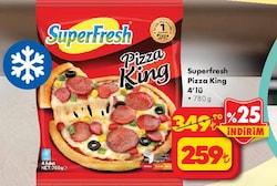 Superfresh Pizza King 4'lü 780 g