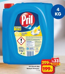 Pril Klasik Elde Bulaşık Deterjanı 4 kg