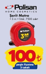 Polisan Şerit Metre 3 m