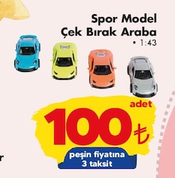 Gokidy Spor Model Çek Bırak Araba