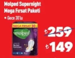 Molped Supernight Mega Fırsat Paketi 30'lu