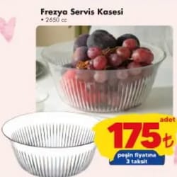 Paşabahçe Frezya Servis Kasesi 2650 cc