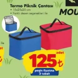 Mounty Termo Piknik Çantası 15x25x20 cm Çeşitleri