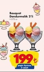 Paşabahçe Bouquet Dondurmalık 2'li 275 cc