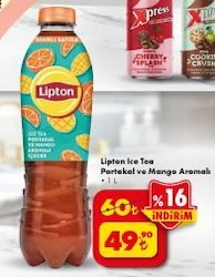 Lipton ıce Tea Portakal ve Mango Aromalı 1 l