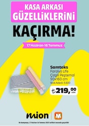 Samteks Faralya Life Çizgili Peştemal 90 x 160 Cm