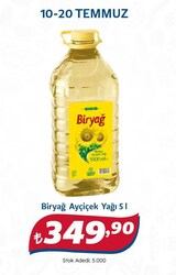 Biryağ Ayçiçek Yağı 5 lt Pet
