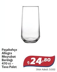 Paşabahçe Allegra Meşrubat Bardağı 470 cc-Tava Palet
