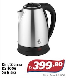 King Zienna KOK1006 Otel Tipi 1500 W 1.8 lt Kettle