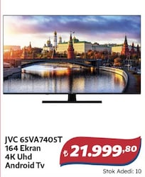 JVC LT-65VA7405T 4K Ultra HD 65' 165 Ekran Uydu Alıcılı Android Smart LED TV