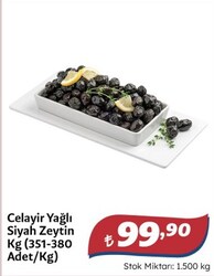 Celayir Yağlı Siyah Zeytin 351-380 Adet/kg