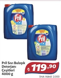 Pril 4 kg Bulaşık Deterjanı