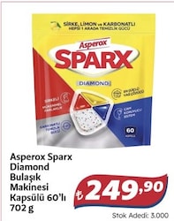 Asperox Sparx Bulaşık Makinesi Tableti 60'lı