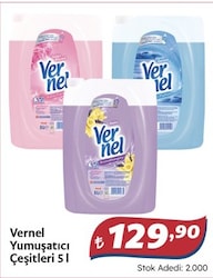 Vernel Yumuşatıcı 50 Yıkama 5 lt