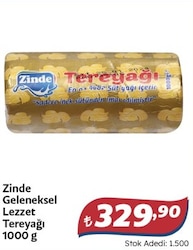 Zinde Geleneksel Lezzet Tereyağı 1000 G