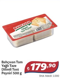 Bahçıvan 500 gr Dilimli Tost Peyniri
