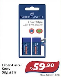 Faber-Castell 2'li Sınav Silgisi