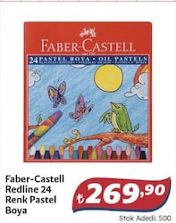 Faber Castell Redline Köşeli Pastel Boya Büyük Boy 24 Renk