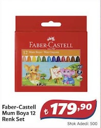 Faber-Castell Mum Boya 12 Renk Set 