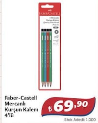 Faber-Castell 4'lü Mercanlı Kurşun Kalem