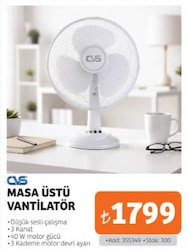 Cvs Masa Üstü Vantilatör 40 W