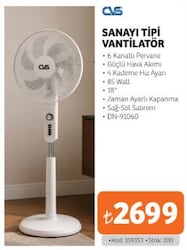 Cvs DN-91060 Sanayi Tipi Vantilatör