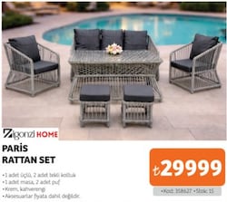 Zigonzi Home Paris Rattan Set