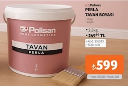 Polisan Perla Tavan Boyası 10 kg