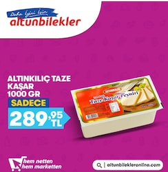 Altınkılıç Taze Kaşar 1000 gr 