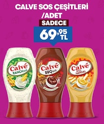 Calve Sos Çeşitleri/Adet