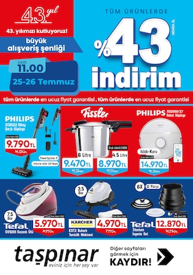 Taşpınar İndirim Broşürü