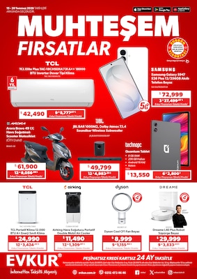Evkur İndirim Broşürü