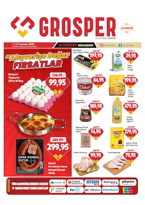 Grosper İndirim Broşürü