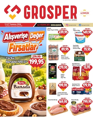 Grosper İndirim Broşürü