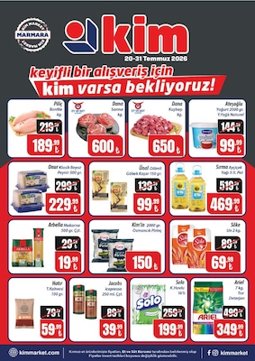 Kim Market İndirim Broşürü - Marmara