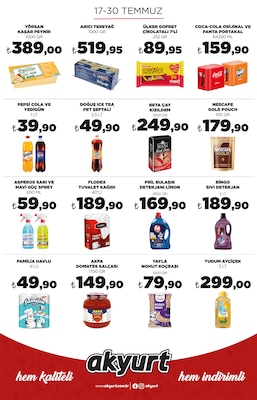 Akyurt  Süpermarket İndirim Broşürü