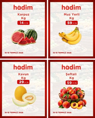 Hadim AVM Manav İndirimleri