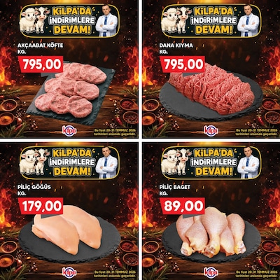 Kilpa Market Kasap İndirim Broşürü