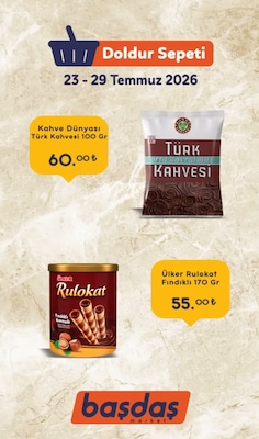 Başdaş Market İndirim Broşürü