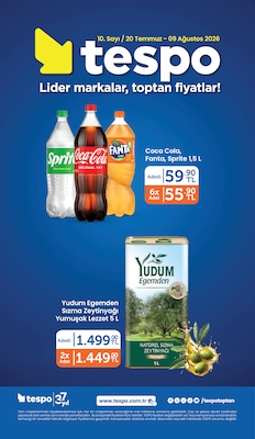 Tespo İndirim Broşürü