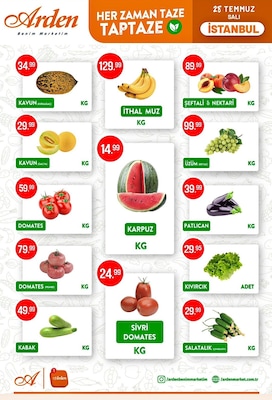 Arden Market Manav İndirim Broşürü