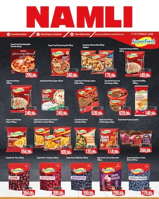 Namlı Hipermarketleri İndirim Broşürü