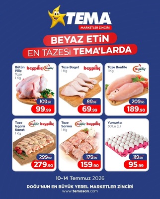 Tema Market Kasap İndirim Broşürü