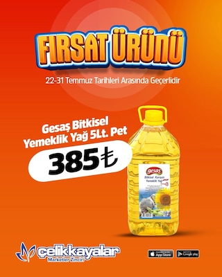 Çelikkayalar İndirim Broşürü