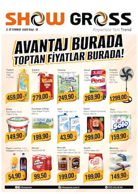 Show Gross İndirim Broşürü