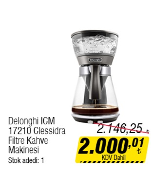 Delonghi ICM 17210 Clessidra Filtre Kahve Makinesi